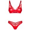 178823 6 obsessive aliosa 2 pcs set podprsenka tanga velikost s m barva cervena