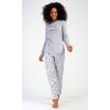 153935 5 damske pyzamo dlouhe tucnaci