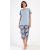 153953 2 damske pyzamo kapri agnes