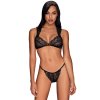 178148 4 obsessive elisetta 2 pcs set podprsenka tanga velikost s m barva cerna