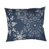 156347 1 povlak na polstar bavlna snowflakes tmave modre