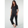 156743 5 damske pyzamo italian fashion ria kr r dl sp velikost xl barva cerna