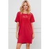 204629 2 damska nocni kosile italian fashion evora kr r velikost m barva cervena