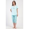 158846 7 damske pyzamo kapri simona