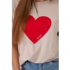 158759 28 bavlnene triko wanda s potiskem srdce velikost uni barva modra
