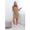 174425 3 damske bavlnene saty off white velikost uni barva seda tmave