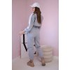 159599 12 zateplena souprava s kratkou mikinou
