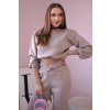 159599 40 zateplena souprava s kratkou mikinou