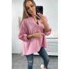 159632 26 muselinova halenka s ohrnutymi rukavy
