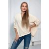 159632 35 muselinova halenka s ohrnutymi rukavy