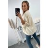159632 41 muselinova halenka s ohrnutymi rukavy