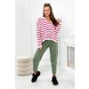 159881 1 damsky pruhovany svetr oversize