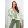 159881 8 damsky pruhovany svetr oversize