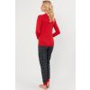 160355 damske pyzamo italian fashion foggia dl r dl sp velikost l barva cervena