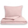 160478 klasicke lozni flanelove povleceni 140x200 70x90cm ruzove