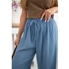 226206 15 muselinove kalhoty se sirokou nohavici namornicka modr velikost uni barva modra tmave