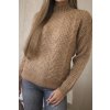216383 3 svetr valentina se stojackem velikost uni barva bezova
