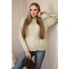 216383 4 svetr valentina se stojackem velikost uni barva bezova