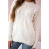 161564 53 damsky svetr s modnim vzorem isla velikost uni barva bezova