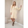 161705 5 velurove saty s vystrihem do v