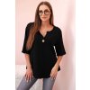 162407 damska muselinova kosile delilah s knoflikem
