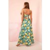162716 14 damske maxi saty s raminky s potiskem