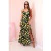 162716 17 damske maxi saty nancy s raminky s potiskem