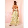 162716 6 damske maxi saty s raminky s potiskem