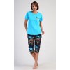 163658 2 damske pyzamo kapri tropicana
