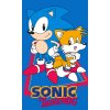 164036 detsky rucnik jezek sonic a tails 30x50 cm vyp