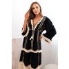 167129 8 damske boho saty new s krajkou velikost uni barva cerna