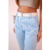 168032 10 damske viskozove kalhoty art3922 s paskem a ohrnutymi nohavicemi vyprodej