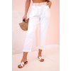 168032 1 damske viskozove kalhoty art3922 s paskem a ohrnutymi nohavicemi vyprodej
