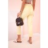 168032 20 damske viskozove kalhoty art3922 s paskem a ohrnutymi nohavicemi vyprodej