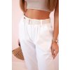 168032 3 damske viskozove kalhoty art3922 s paskem a ohrnutymi nohavicemi vyprodej