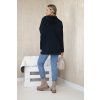 169784 10 mikina hazel na zip s kapuci oversize velikost uni barva cerna