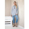 169784 17 mikina hazel na zip s kapuci oversize velikost uni barva cerna