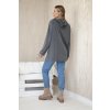 169784 30 mikina hazel na zip s kapuci oversize velikost uni barva cerna