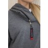 169784 32 mikina hazel na zip s kapuci oversize velikost uni barva cerna