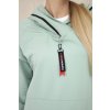 169784 35 mikina hazel na zip s kapuci oversize velikost uni barva cerna