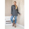 169784 52 mikina hazel na zip s kapuci oversize velikost uni barva cerna