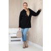 169784 1 mikina hazel na zip s kapuci oversize velikost uni barva cerna
