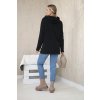 169784 2 mikina hazel na zip s kapuci oversize velikost uni barva cerna