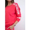 169868 46 damska souprava girl revolution mikina teplaky velikost uni barva cervena