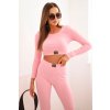 169940 damsky souprava farah top leginy velikost uni barva ruzova svetle