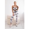 170117 21 damsky fitness set annabelle top leginy velikost s m barva bila