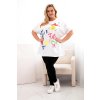184229 2 tricko plus size 1190 s barevnym potiskem velikost uni barva bila