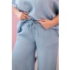 171452 11 damska souprava plus size 51013 halenka kalhoty velikost uni barva modra