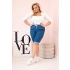 171716 17 sortky plus size art9016 s vazanim velikost xl barva modra svetle