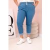 171719 10 dziny plus size art6015 s elastickym pasem velikost xl barva modra